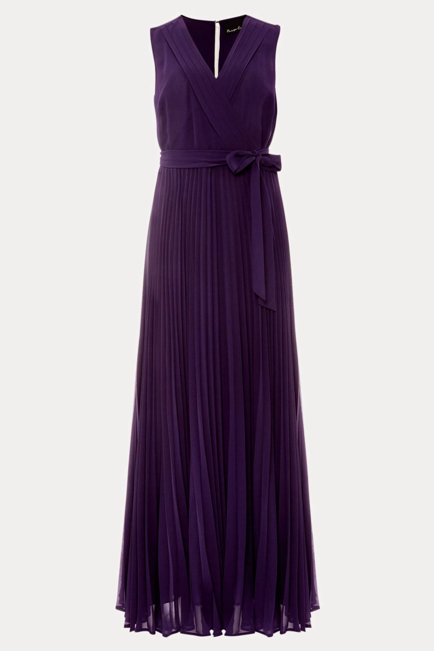 Phase Eight Blue Molly Chiffon Maxi Dress 8 Phase Eight Blue Molly Chiffon Maxi Dress - Image 6