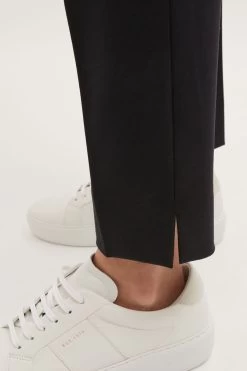 Jigsaw Navy Paris Slim Fit Tapered Trousers -Fashion Women A47877s4