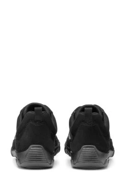 Hotter Wide Fit Leanne II Black Lace-Up Full Covered Shoes -Fashion Women A58516s3