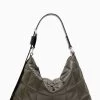 AllSaints Green Edbury Quilt Bag -Fashion Women A58574s