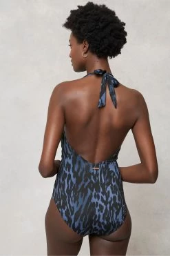 Mint Velvet Tummy Control Plunge Swimsuit -Fashion Women A61241s3