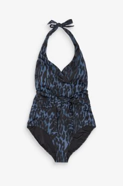 Mint Velvet Tummy Control Plunge Swimsuit -Fashion Women A61241s8