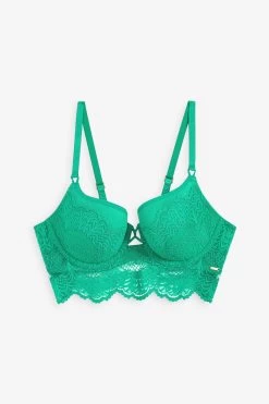 Lipsy Glamour Lace Padded Balcony Bra -Fashion Women A75873s5