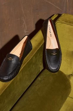 Coach Marley Leather Moccasin Driver Shoes -Fashion Women A76185s6