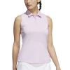 Adidas Golf Adidas Purple Golf Sleeveless Polo Shirt -Fashion Women A78302s