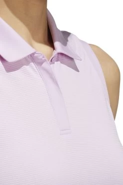 Adidas Golf Adidas Purple Golf Sleeveless Polo Shirt -Fashion Women A78302s4