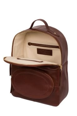 Pure Luxuries London Christina Vegetable-Tanned Leather Backpack -Fashion Women A79003s3