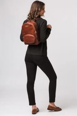 Pure Luxuries London Christina Vegetable-Tanned Leather Backpack -Fashion Women A79003s5