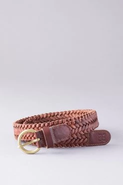 Lakeland Leather Waverton Leather Woven Belt