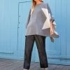 Next Grey Cashmere Blend Star Poncho -Fashion Women A89 442s