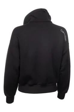 Calvin Klein Golf Black Relax Full Zip Cropped Mid Layer Jumper -Fashion Women A94690s7