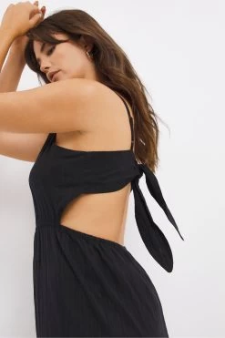 Figleaves Serengeti Black Maxi Beach Dress -Fashion Women C00461s3