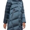 Geox Womens Blue Adrya Parka -Fashion Women C01676s