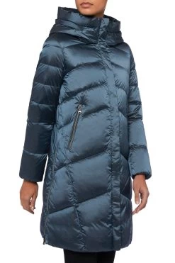 Geox Womens Blue Adrya Parka