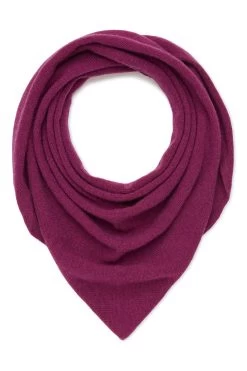 Celtic & Co. Pink Cashmere Triangle Scarf