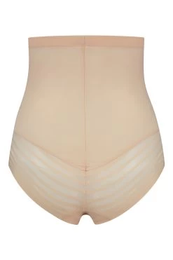 Bye Bra Nude Powermesh High Waist Briefs -Fashion Women C03104s5