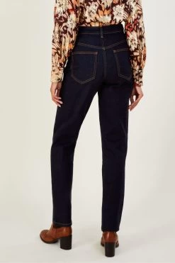 Monsoon High Rise Straight Denim Blue Jeans With Sustainable Cotton 8 Monsoon High Rise Straight Denim Blue Jeans With Sustainable Cotton -Fashion Women C03499s3