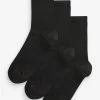Next Black Ankle Socks 3 Pack -Fashion Women C06547s