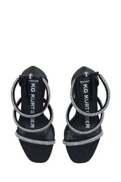 Kurt Geiger London Frances Black Sandals -Fashion Women C06902s4