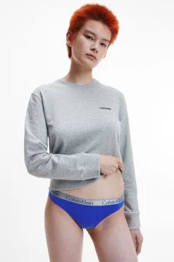 Calvin Klein Blue Radiant Cotton Thongs