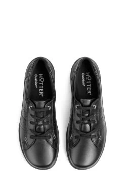 Hotter Fearne II Wide Fit Black Lace Up Shoes -Fashion Women C09542s4