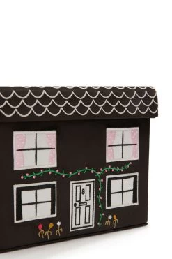 Lulu Guinness Black No.8 Portobello House Bag -Fashion Women C10 184s5