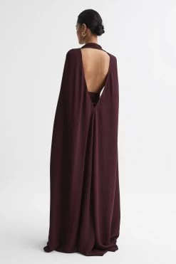 Reiss Grace Maxi Dress With Cape -Fashion Women C11245s9