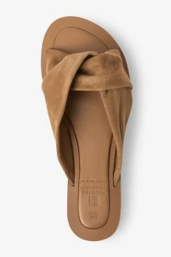 Next Forever Comfort® Leather Twist Detail Mule Sandals -Fashion Women C18332s5