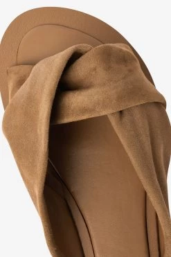 Next Forever Comfort® Leather Twist Detail Mule Sandals -Fashion Women C18332s6