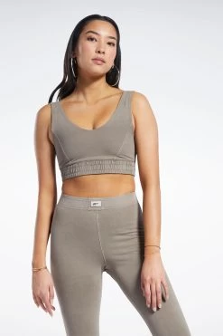 Reebok Grey Classics Dye Fitted Bra