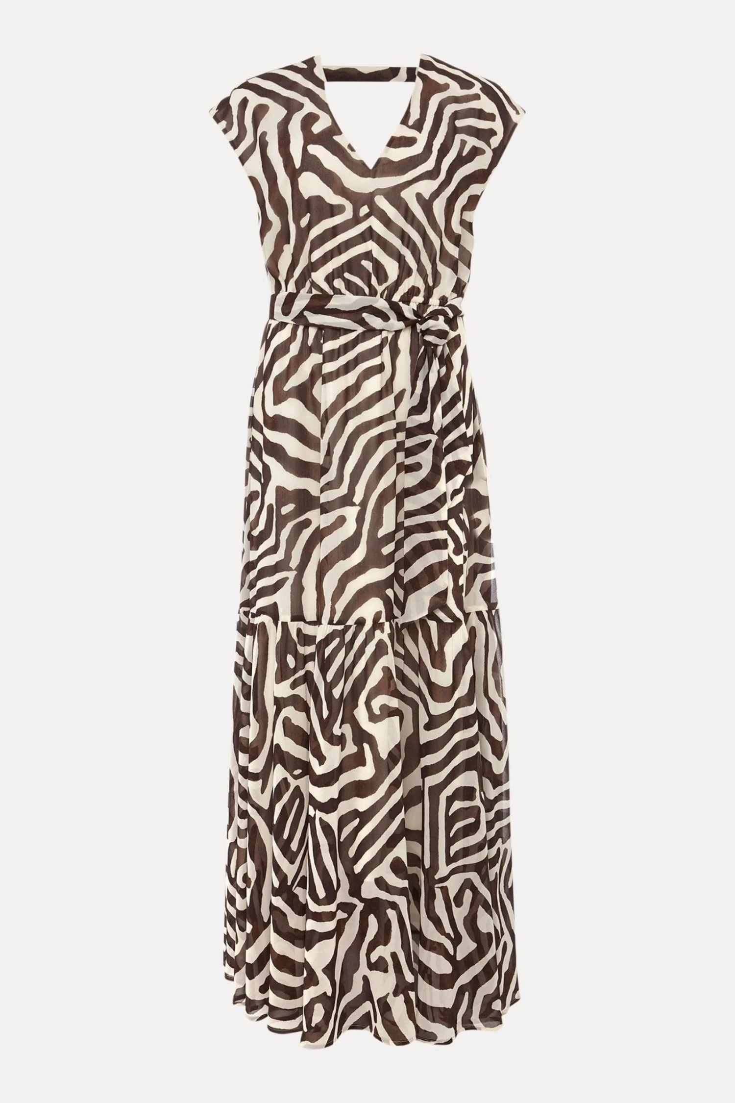 Phase Eight Zalaya Natural Multi Zebra Maxi Dress 11 Phase Eight Zalaya Natural Multi Zebra Maxi Dress - Image 9