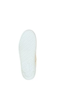 Jones Bootmaker Gold Alani Leather Platform Trainers -Fashion Women C24570s5