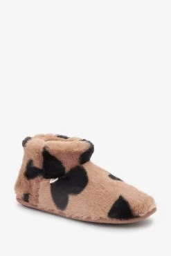 Next Recycled Faux Fur Boot Slippers -Fashion Women C26603s3