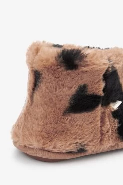 Next Recycled Faux Fur Boot Slippers -Fashion Women C26603s4