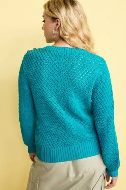 Next Gem Button Stitch Detail Crew Neck Jumper 9 Next Gem Button Stitch Detail Crew Neck Jumper -Fashion Women C29 371s3