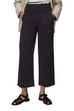 Whistles Jade Black Side Zip Trousers