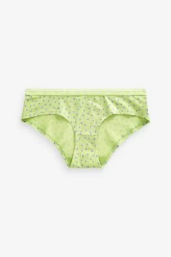 Next Cotton Rich Logo Knickers 4 Pack -Fashion Women C36573s6