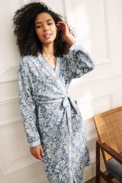 Morris & Co. At Next Lightweight Dressing Gown -Fashion Women C38263s3