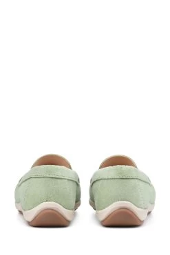 Hotter Green Drift Penny Loafers -Fashion Women C39880s4