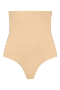 Bye Bra Nude Invisible High Waist Thong -Fashion Women C40277s4