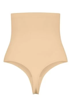 Bye Bra Nude Invisible High Waist Thong -Fashion Women C40277s5