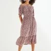 Next Off Shoulder Midi Summer Dress