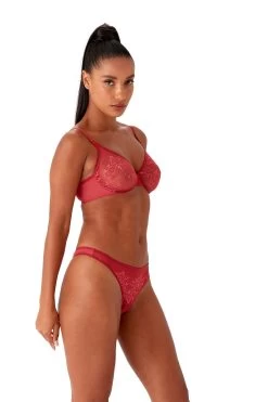 Gossard Pink Glossies Lace Thongs -Fashion Women C45961s5