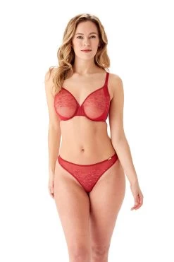 Gossard Pink Glossies Lace Thongs -Fashion Women C45961s6