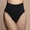 Bye Bra Black Seamless High Waist Briefs 1 Bye Bra Black Seamless High Waist Briefs -Fashion Women C46 212s
