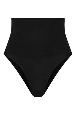Bye Bra Black Seamless High Waist Briefs -Fashion Women C46212s4
