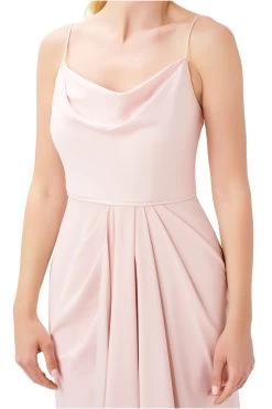 Adrianna Papell Pink Satin Crêpe Gown -Fashion Women C47574s3