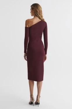 Reiss Lissy Knitted Bodycon Midi Dress -Fashion Women C48291s5