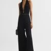 Reiss Sienna Extreme Split Wide Leg Trousers -Fashion Women C48736s