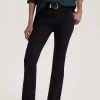 Baukjen Bootcut Black Jeans -Fashion Women C51 012s